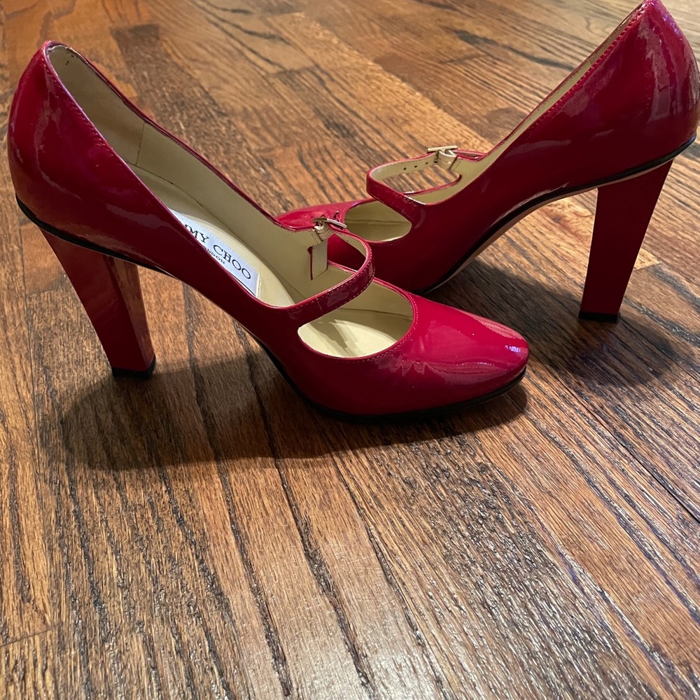 Jimmy Choo red patent leather Mary Jane - Picture 3 of 6